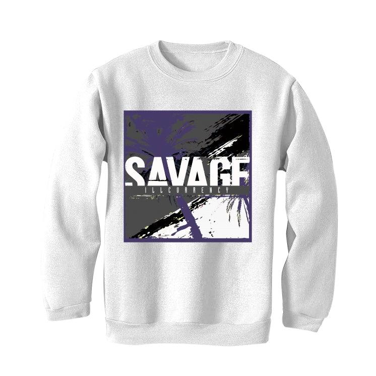 Air Jordan 7 Retro 'Flint' 2021 White T-Shirt (Savage Illcurrency) - illCurrency Sneaker Matching Apparel