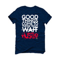Trophy Room x Air Jordan 7 Navy Blue T-Shirt (Good Things)
