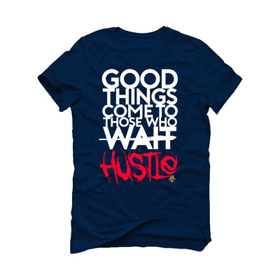 Trophy Room x Air Jordan 7 Navy Blue T-Shirt (Good Things)