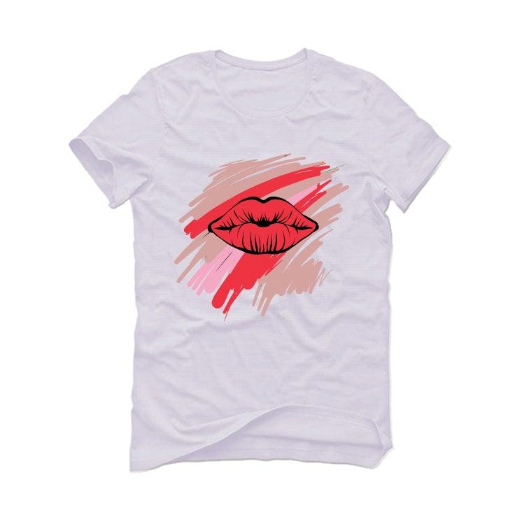 Air Jordan 3 “Rust Pink” 2021 White T-Shirt (Lips) - illCurrency Sneaker Matching Apparel