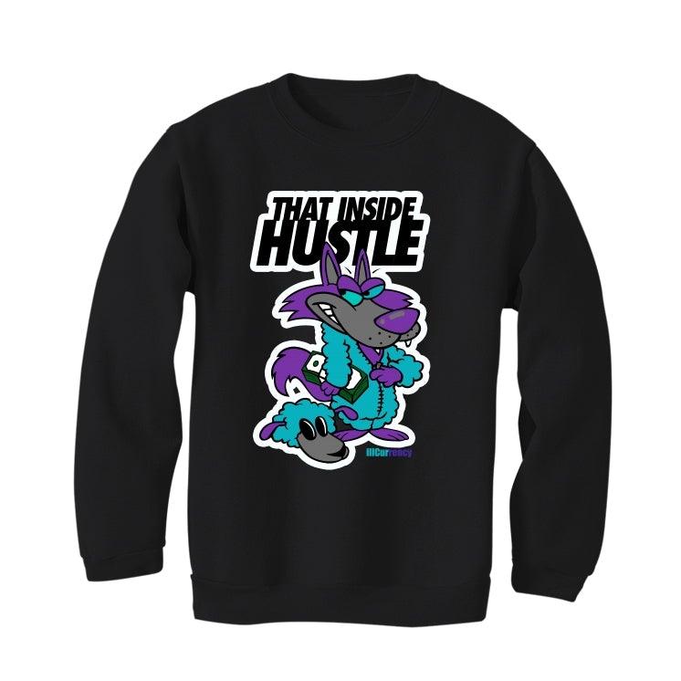 Air Jordan 5 "Alternate Grape" Black T-Shirt (Inside Hustle) - illCurrency Sneaker Matching Apparel