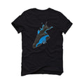 Air Jordan 13 “Black UNC” Black T-Shirt (SPLASH UNC)