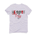 Air Jordan 9 “Fire Red” White T-Shirt (Heartless)