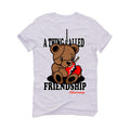 Air Jordan 9 “Fire Red” White T-Shirt (friendship)
