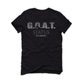 NIKE Air Force 1 SILVER SNAKE 2021 Black T-Shirt (GOAT STATUS QUO) - illCurrency Sneaker Matching Apparel
