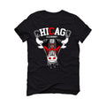 Air Jordan 13 Retro “Black Flint”| ILLCURRENCY Black T-Shirt (Bulls head chicago)