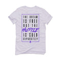 AIR JORDAN 3 "DARK IRIS" White T-Shirt (Dream is Free)
