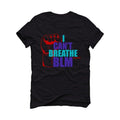Jordan 5 Retro Top 3 2020 Black T-Shirt (I cant breathe BLM) - illCurrency Sneaker Matching Apparel