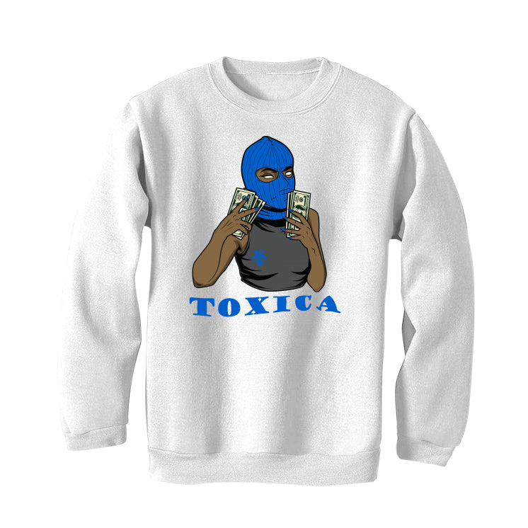 Air Jordan 5 “Racer Blue” White T-Shirt (toxica)