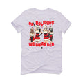 CHRISTMAS UGLY SWEATERS White T-Shirt (WE WEAR RED)
