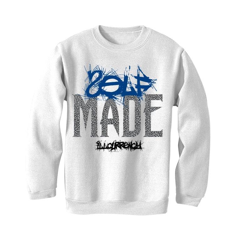 Air Jordan 3 “Racer Blue” 2021 White T-Shirt (Self Made) - illCurrency Sneaker Matching Apparel