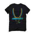 Air Jordan 5 Aqua - Black T-Shirt (I UNDERSTOOD THE ASSIGNMENT)