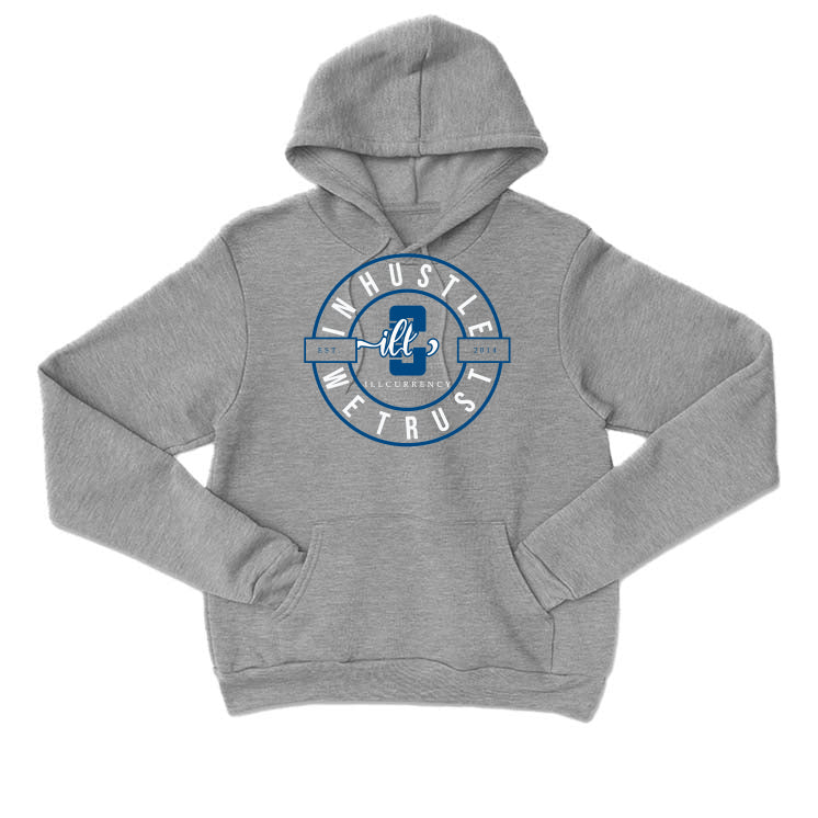 Air Jordan 1 High OG “True Blue” Grey T-Shirt (In Hustle We Trust)