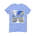 Air Jordan Retro 1 Retro High OG Hyper Royal Carolina Blue T-Shirt (Savage Illcurrency) - illCurrency Sneaker Matching Apparel