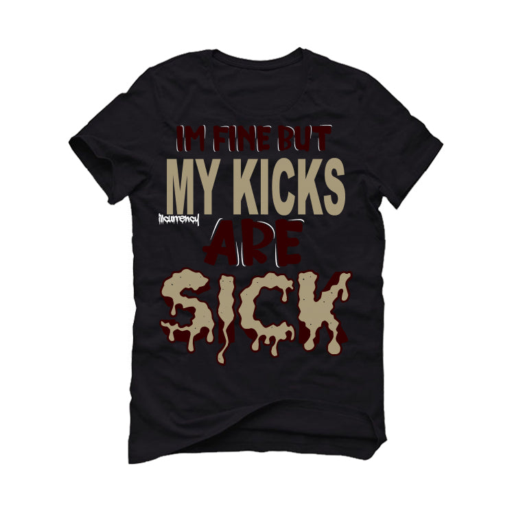 Air Jordan 7 “Black Olive” Black T-Shirt (IM FINE BUT MY KICKS ARE SICK)