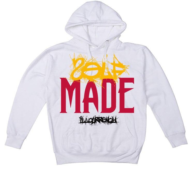 Air Jordan 1 High OG “Light Fusion Red” White T-Shirt (Self Made) - illCurrency Sneaker Matching Apparel