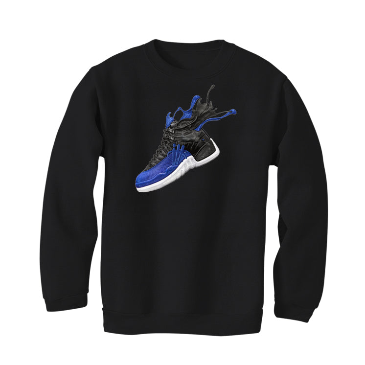 Air Jordan 12 WMNS “Hyper Royal” Black T-Shirt (HYPER SPLASH)