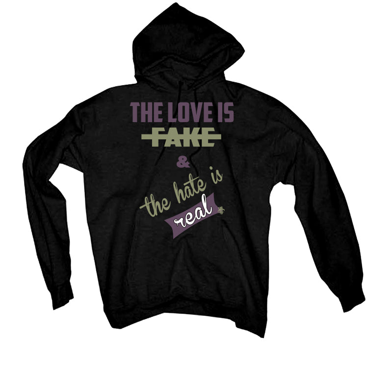 Air Jordan 4 “Canyon Purple” Black T-Shirt (Love is Fake)