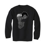 Air Jordan 6 “Metallic Silver” Black T-Shirt (BOO)