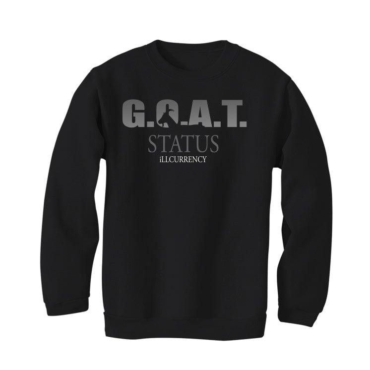 NIKE Air Force 1 SILVER SNAKE 2021 Black T-Shirt (GOAT STATUS QUO) - illCurrency Sneaker Matching Apparel