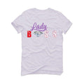 Air Jordan 5 GS Easter White T-Shirt (Lady Boss) - illCurrency Sneaker Matching Apparel