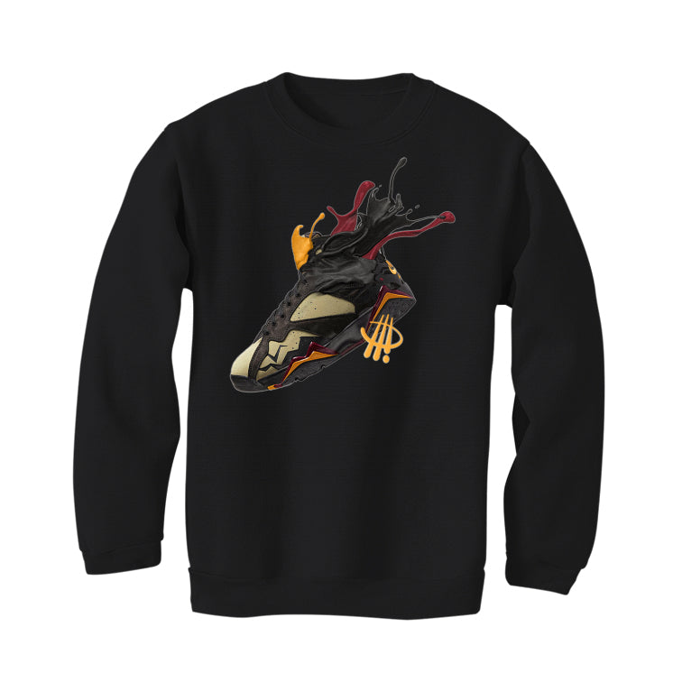Air Jordan 7 “Black Olive” Black T-Shirt (SPLASH)