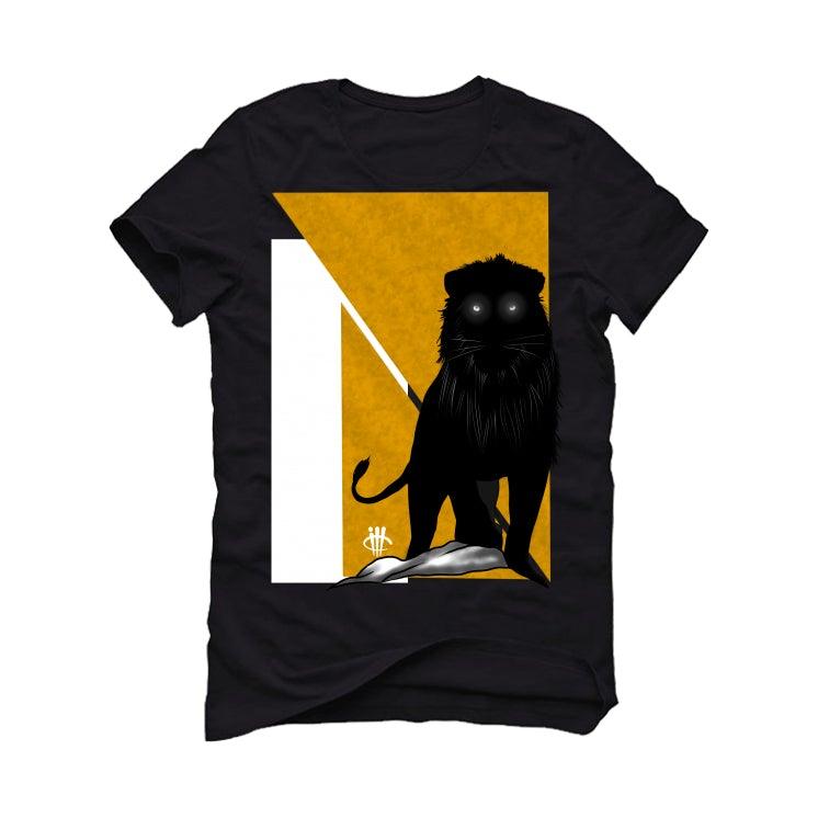 Air Jordan 1 Retro High OG “Pollen” 2021 Black T-Shirt (Lion) - illCurrency Sneaker Matching Apparel
