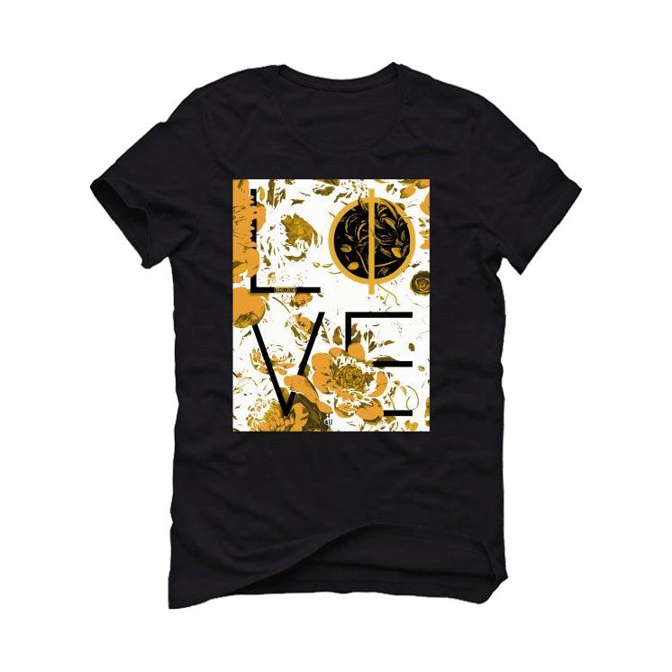 Air Jordan 1 Retro High OG “Pollen” 2021 Black T-Shirt (Love) - illCurrency Sneaker Matching Apparel