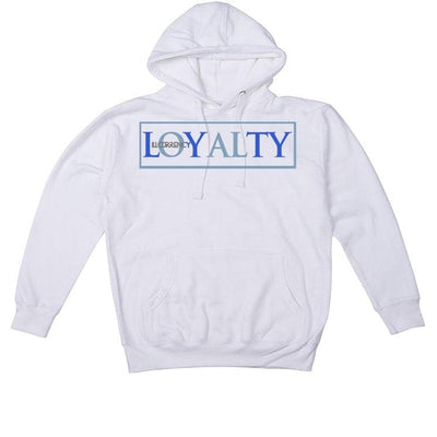 Air Jordan Retro 1 Retro High OG Hyper Royal White T-Shirt (Loyalty)