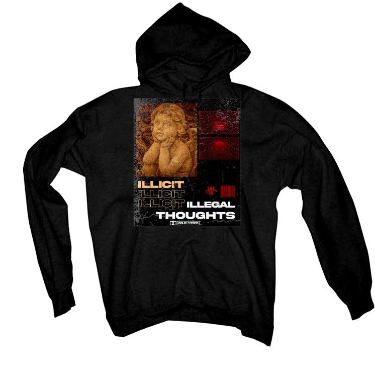 AIR JORDAN 6 (Rui Hachimura) Black T-Shirt (ILLICIT THOUGHTS) - illCurrency Sneaker Matching Apparel