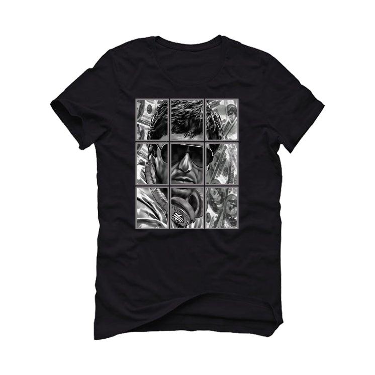 Air Jordan 5 Anthracite 2021 Black T-Shirt (pacino) - illCurrency Sneaker Matching Apparel