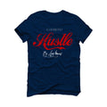 The Air Jordan 1 Mid SE  "USA" | illCurrency Navy Blue T-Shirt (Hustle By Any Means)