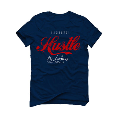 The Air Jordan 1 Mid SE  "USA" | illCurrency Navy Blue T-Shirt (Hustle By Any Means)