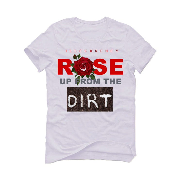 Air Jordan 3 “Fire Red” OG White T-Shirt (Rose up from the dirt)