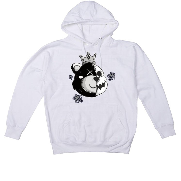 Air Jordan 1 High 85 Black White - White T-Shirt (HALF KING BEAR)
