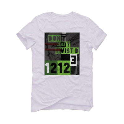 Air Jordan 6 “Electric Green” White T-Shirt (DON'T GET IT TWISTED)