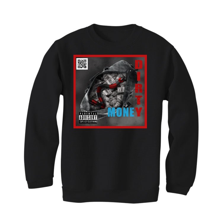 Air Jordan 2 Low WMNS “UNC To Chicago” | illcurrency Black T-Shirt (DIRTY MONEY)