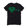 Nike SB x Air Jordan 4 “Pine Green” | illcurrency Black T-Shirt (SUPER SAVAGE)