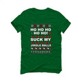 CHRISTMAS UGLY SWEATERS Pine Green T-Shirt (Jingle Balls) - illCurrency Sneaker Matching Apparel