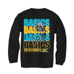 Air Jordan 5 “Aqua” Black T-Shirt (BASICS)