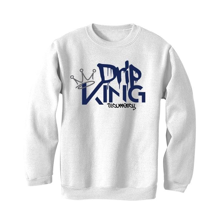 Air Jordan 13 Flint 2020 White T-Shirt (Drip King) - illCurrency Sneaker Matching Apparel