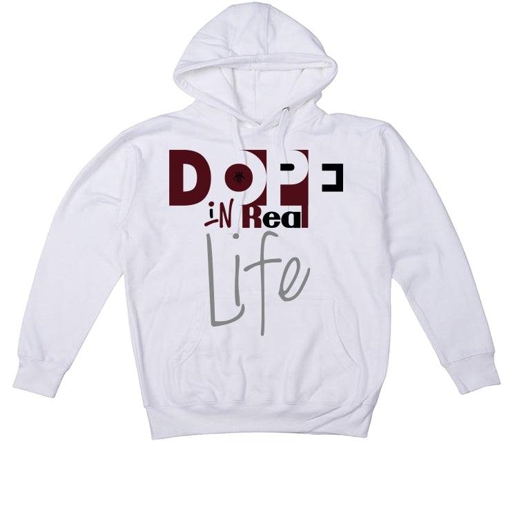 Air Jordan 8 WMNS Burgundy White T-Shirt (Dope in real life) - illCurrency Sneaker Matching Apparel