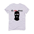 The Nike Air Foamposite Pro White/Black/Varsity Red White T-Shirt (By any means) - illCurrency Sneaker Matching Apparel