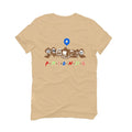 Air Jordan 4 GS “Wild Things” Tan T-Shirt (F R I E N D S) - illCurrency Sneaker Matching Apparel