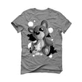 Air Jordan 11 Retro 'Cool Grey' 2021 Grey T-Shirt (Broken Heart) - illCurrency Sneaker Matching Apparel