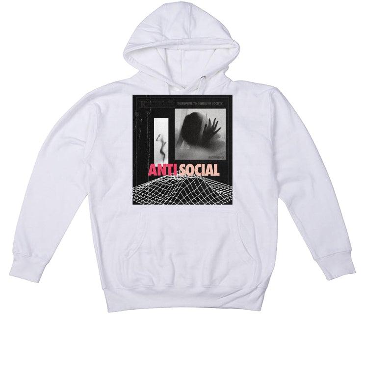 Jordan 5 Low Arctic pink White T-Shirt (ANTISOCIAL) - illCurrency Sneaker Matching Apparel