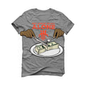 Adidas YEEZY BOOST 350 V2 “Beluga Reflective” Grey T-Shirt (Eat alone) - illCurrency Sneaker Matching Apparel