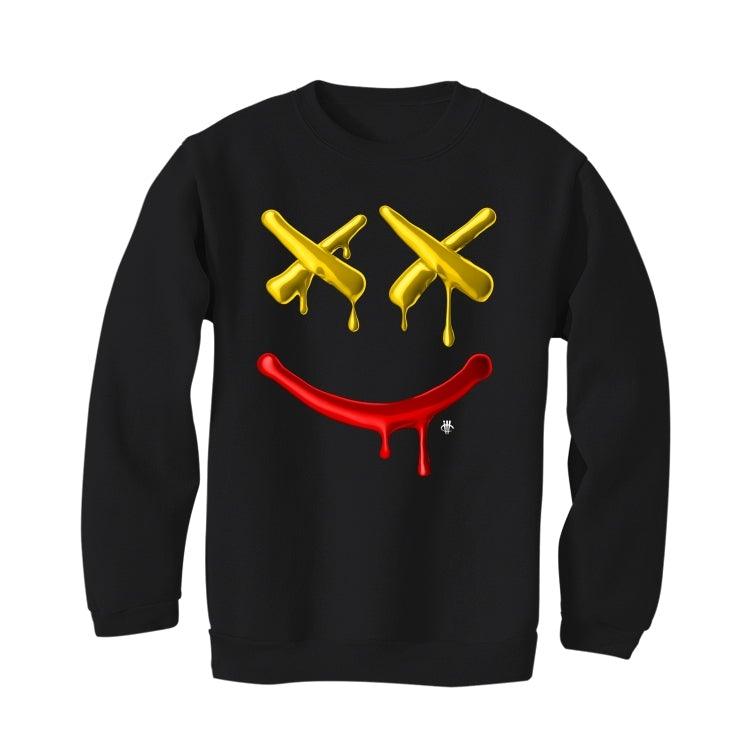 Air Jordan 14 black Ferrari Black T-Shirt (Happy Drip) - illCurrency Sneaker Matching Apparel