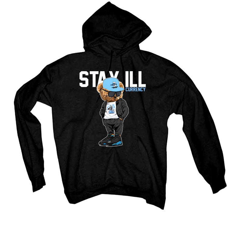 Air Jordan 13 “Black UNC” Black T-Shirt (Stay ill Bear)