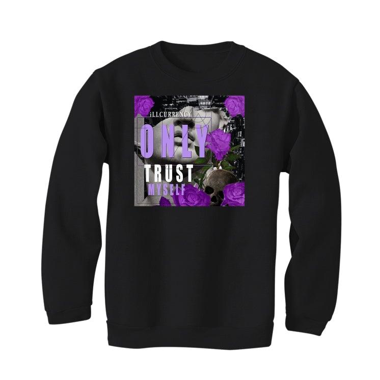 Air Jordan 1 Low SE "Houndstooth" Black T-Shirt (ONLY TRUST MYSELF) - illCurrency Sneaker Matching Apparel